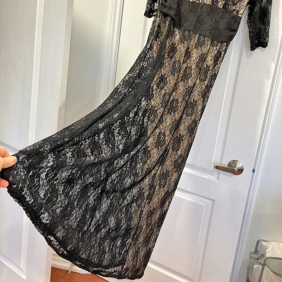 COOL CUBE brand lace dress in black. Size 8 - Picture 5 of 6